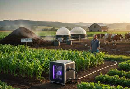Advancing Sustainable Agriculture Through Organic Plasma Farming Solutions and Natural Feed-to-Fertiliser Cycles